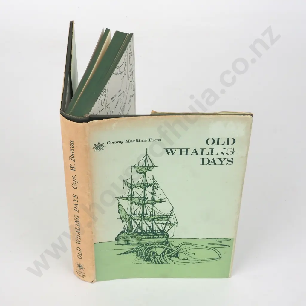 Barron, Captain William; Old Whaling Days; Conway Maritime Press, Reprint 1970 Image 1++