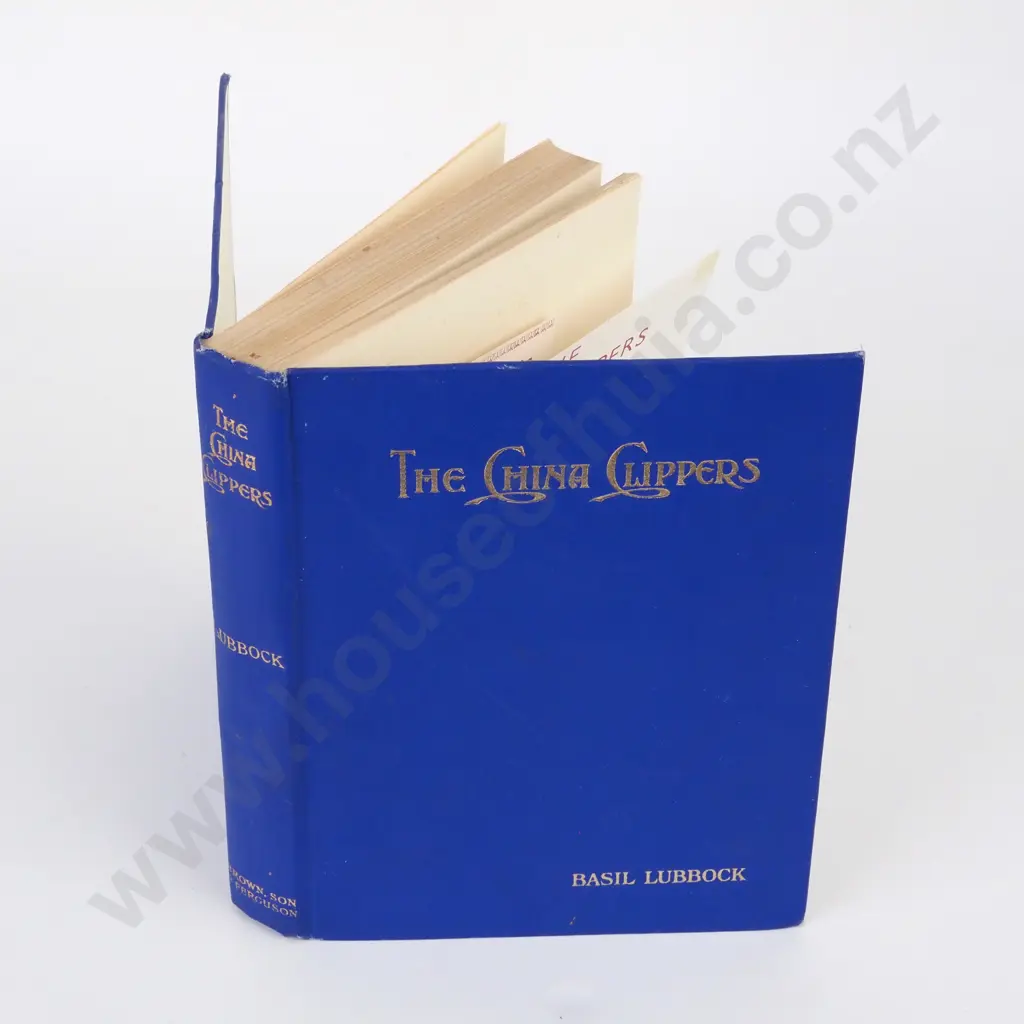 Lubbock, Basil; The China Clippers; Brown & Ferguson, Reprint 1950 Image 1++