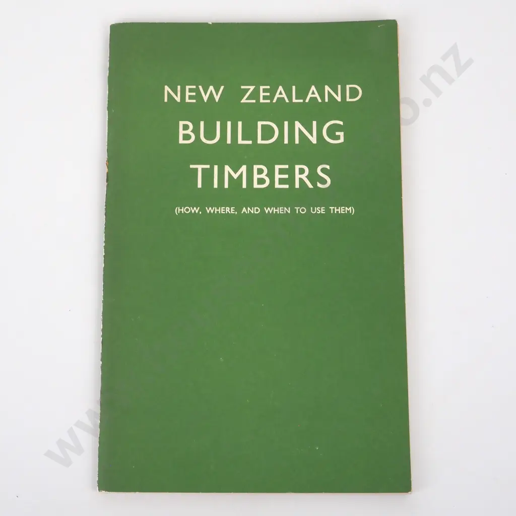 Reid, J.S.; New Zealand Building Timbers Image 1++