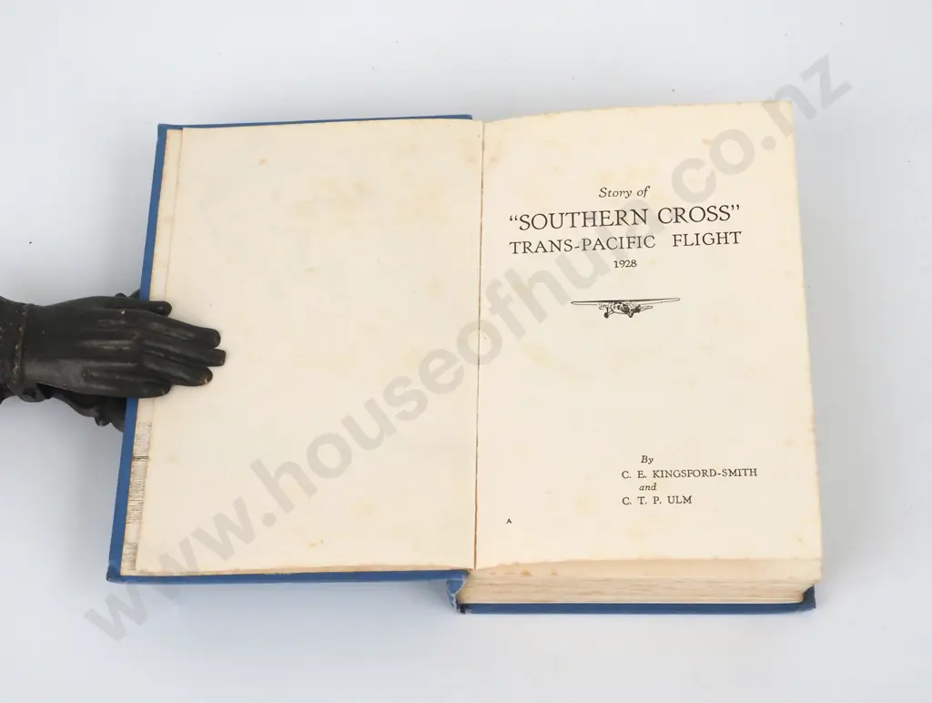 Kingsford-Smith, C.E. and C.T.P. Ulm; Story of "Southern Cross", Trans-Pacific Flight 1928 Image 1++