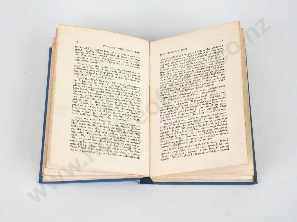 Kingsford-Smith, C.E. and C.T.P. Ulm; Story of "Southern Cross", Trans-Pacific Flight 1928 Image 1++