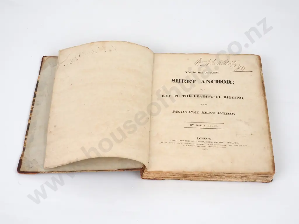 Lever, Darcy; The Young Sea Officers Sheet Anchor Image 1++