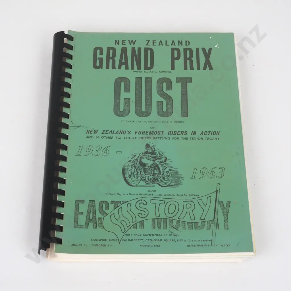 McGregor, Ian; New Zealand Grand Prix, Cust Image 1++