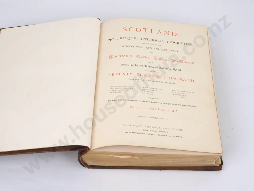 Lawson, John Parker; Scotland Picturesque, Historical, Descriptive Image 1++
