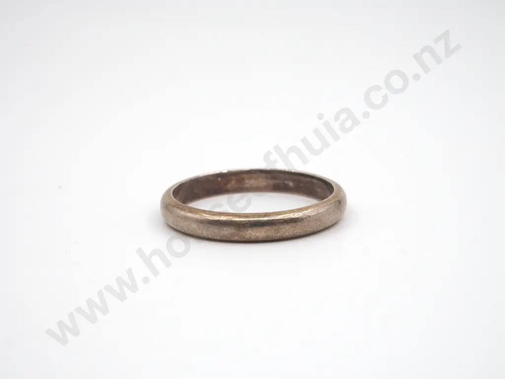 Sterling Silver Wedding Band  Image 1++