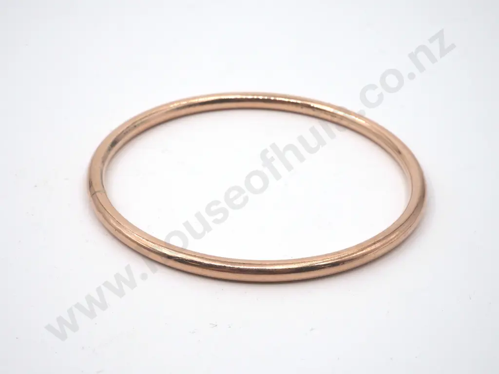 9ct Rose Gold Bangle Image 1++