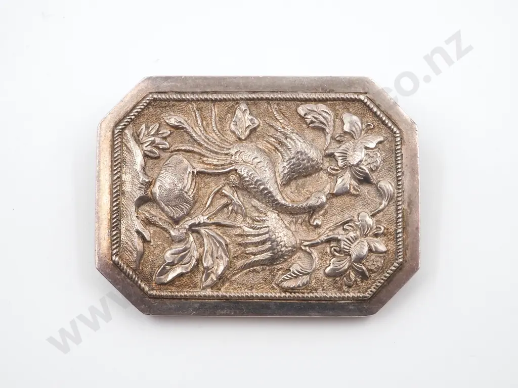 Ornate Sterling Silver Brooch Image 1++