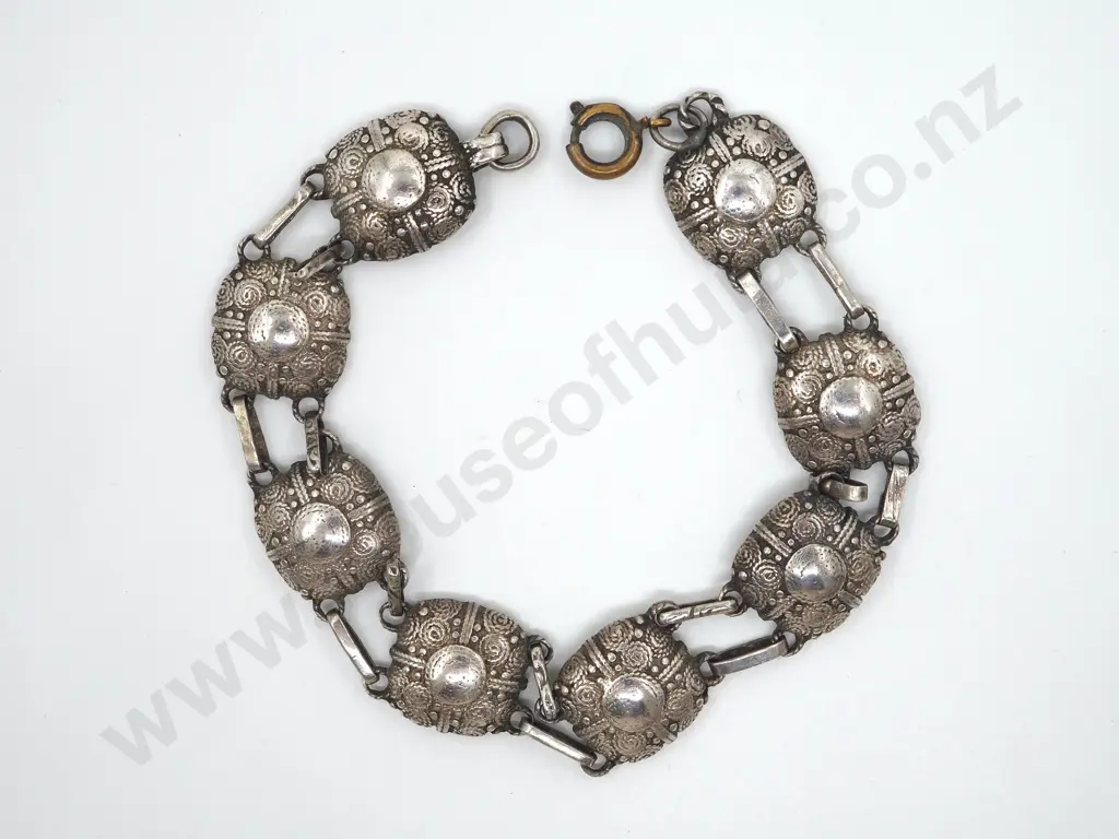 Original Fahrner Sterling Silver Sectional Bracelet Image 1++