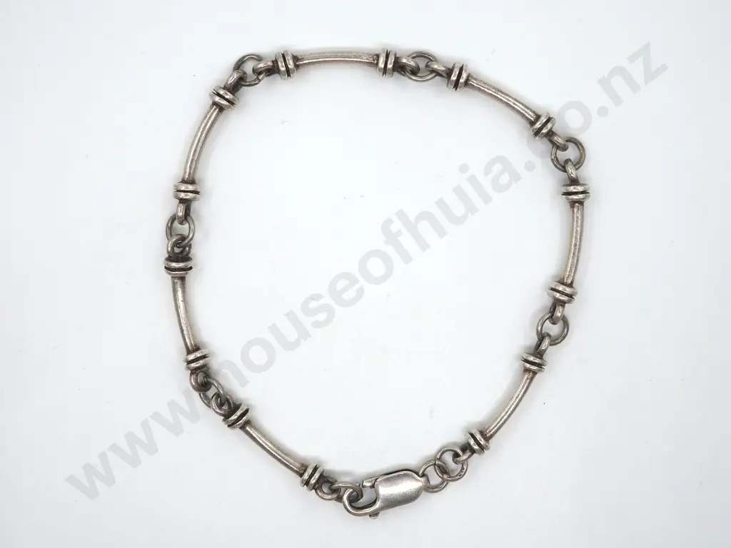Sterling Silver Fancy Link Bracelet  Image 1++