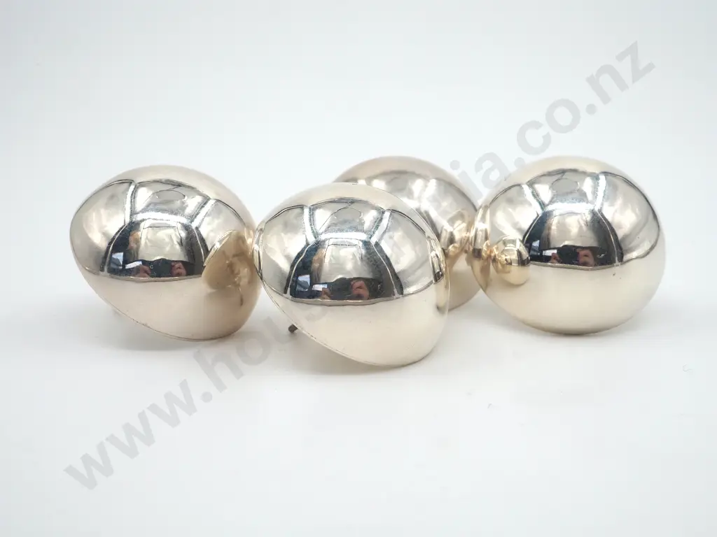 Two Pair of Sterling Silver Dome Shaped Earrings For Pierced Earrings  Image 1++