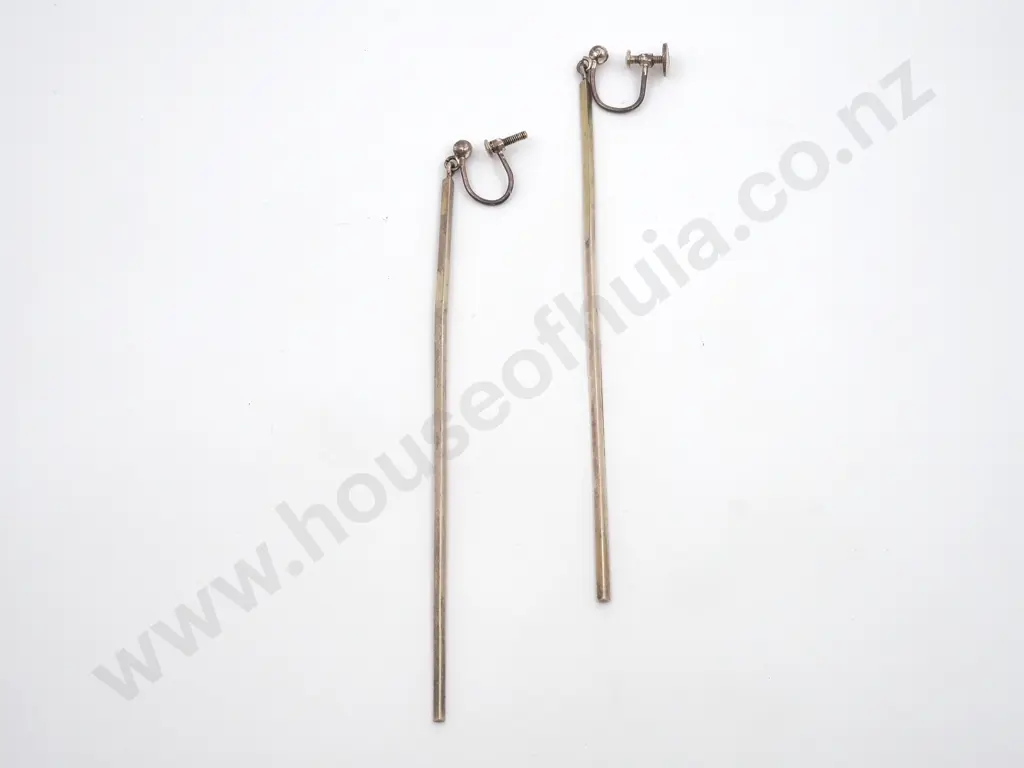 Two Sterling Silver Earrings Image 1++