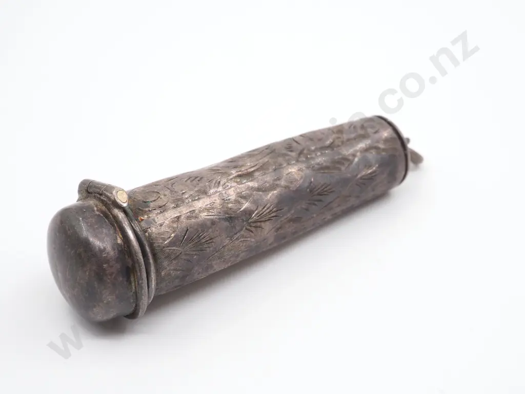 Sterling Silver Cigarette Holder Case Image 1++