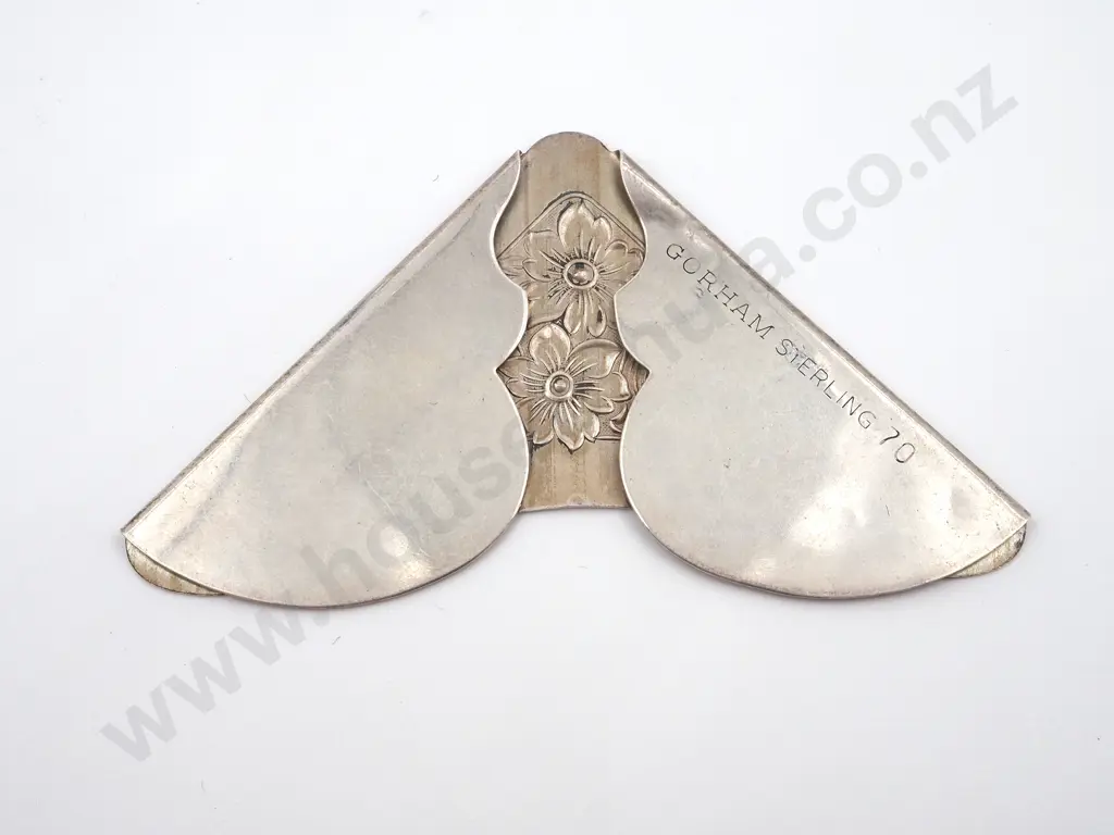 Gorham Silver Book Mark w Engraved Decoration Image 1++