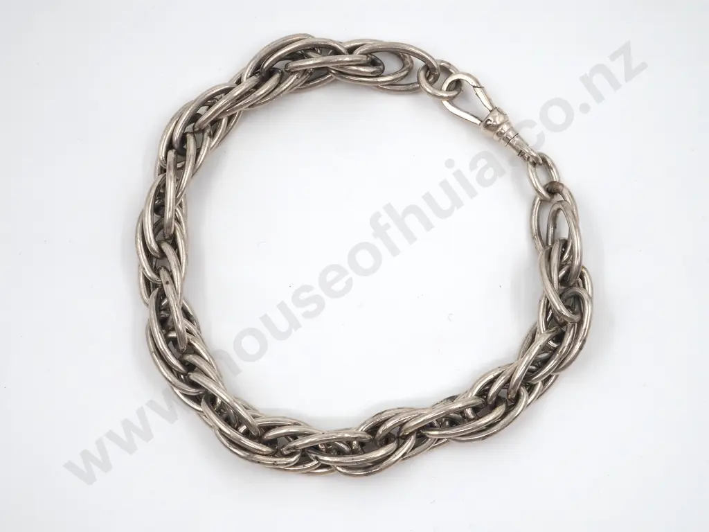 Sterling Silver Wheat Chain Bracelet Image 1++