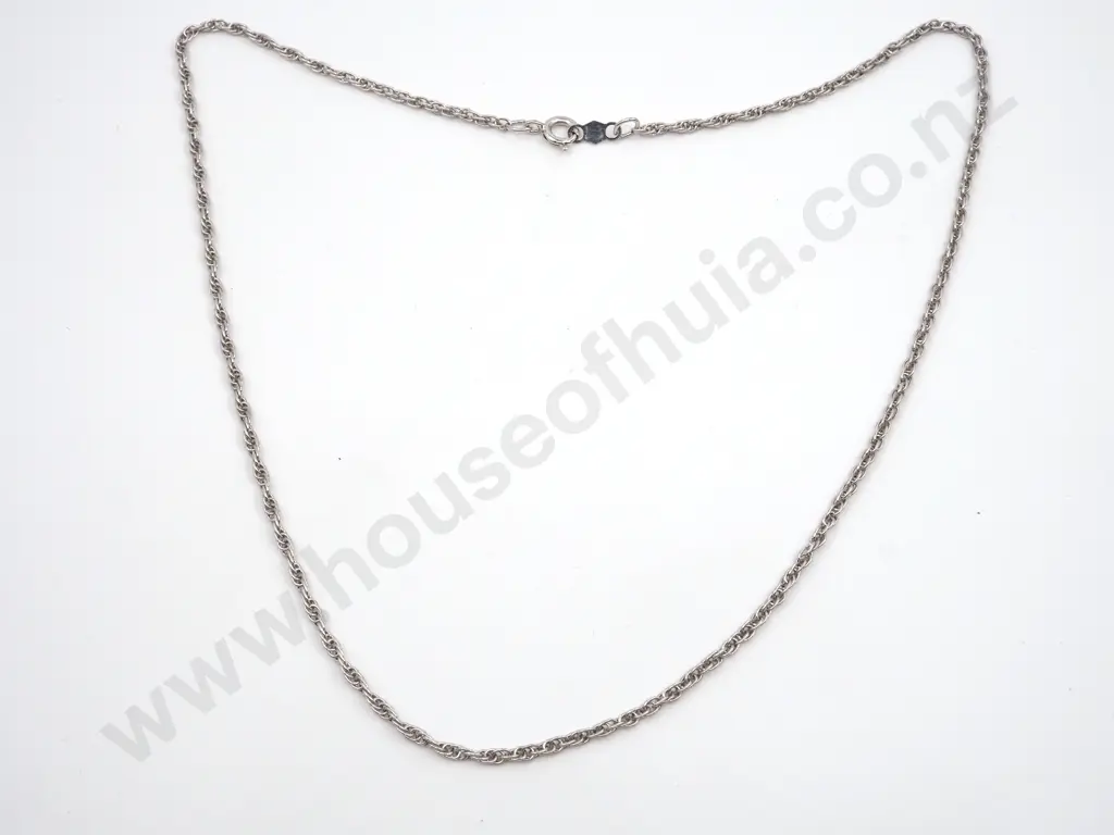Sterling Silver Twist  Link  Chain Image 1++