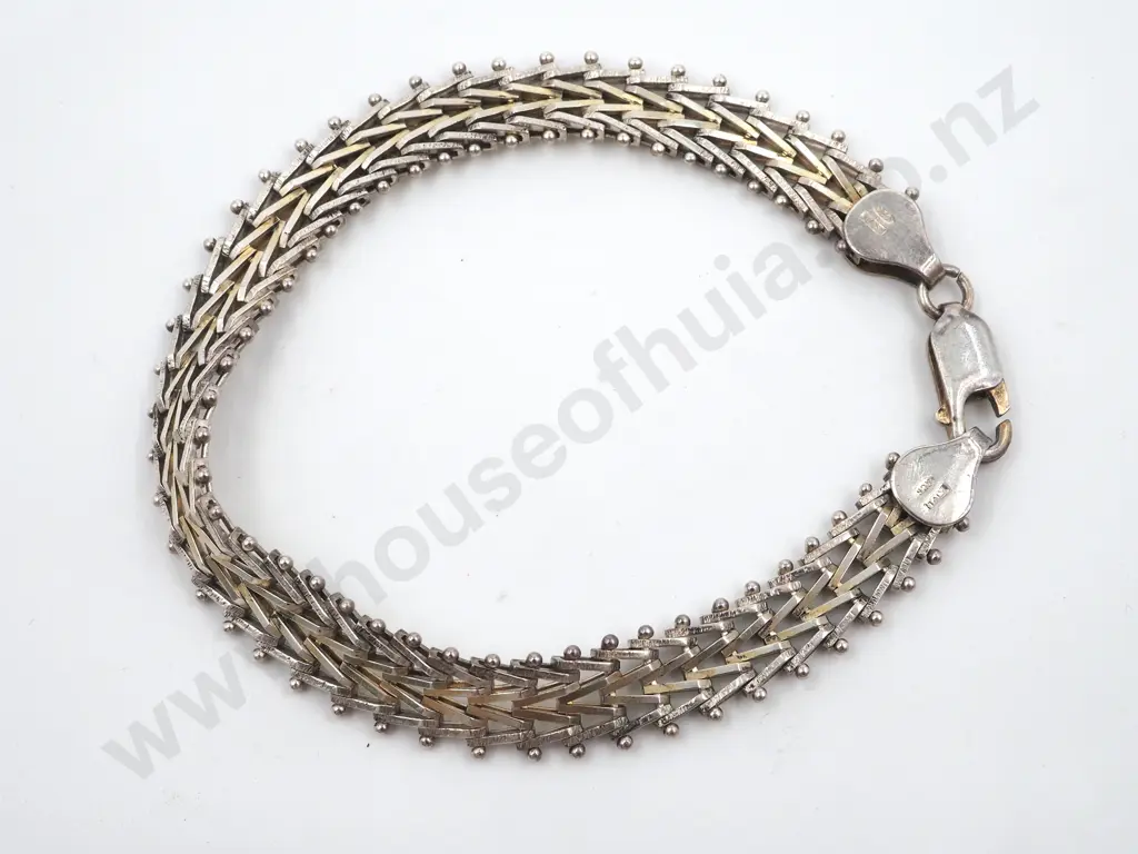 Sterling Silver Fancy Link Bracelet Image 1++