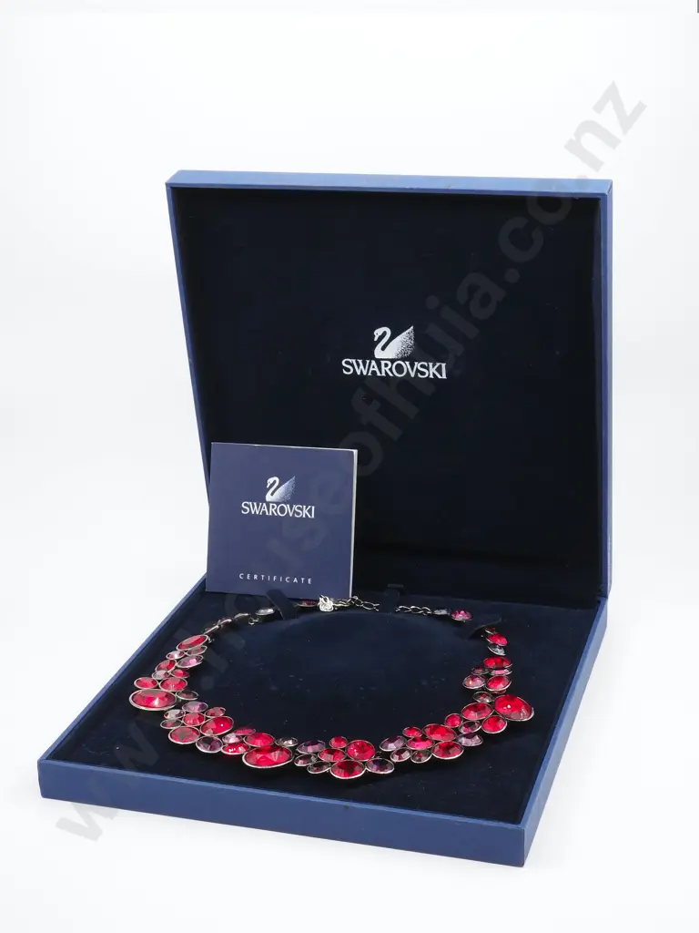 Swarovski Red Crystal Choker Necklace  Image 1++