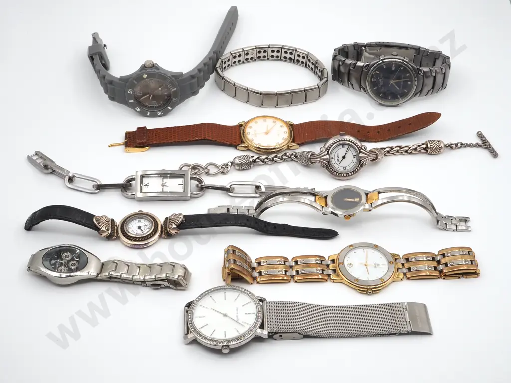 Collection Of Eleven Wrist Watches Including Both Ladies & Gents  Image 1++
