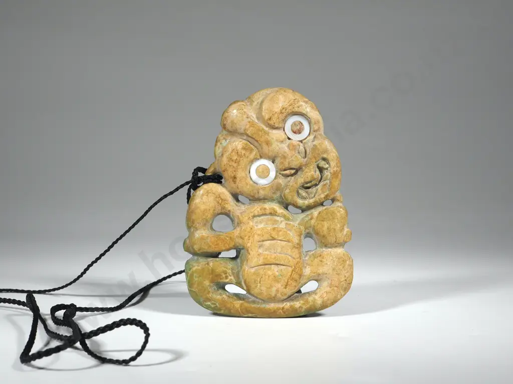 Marsden Hei Tiki With Plaited Necklace Cord Image 1++