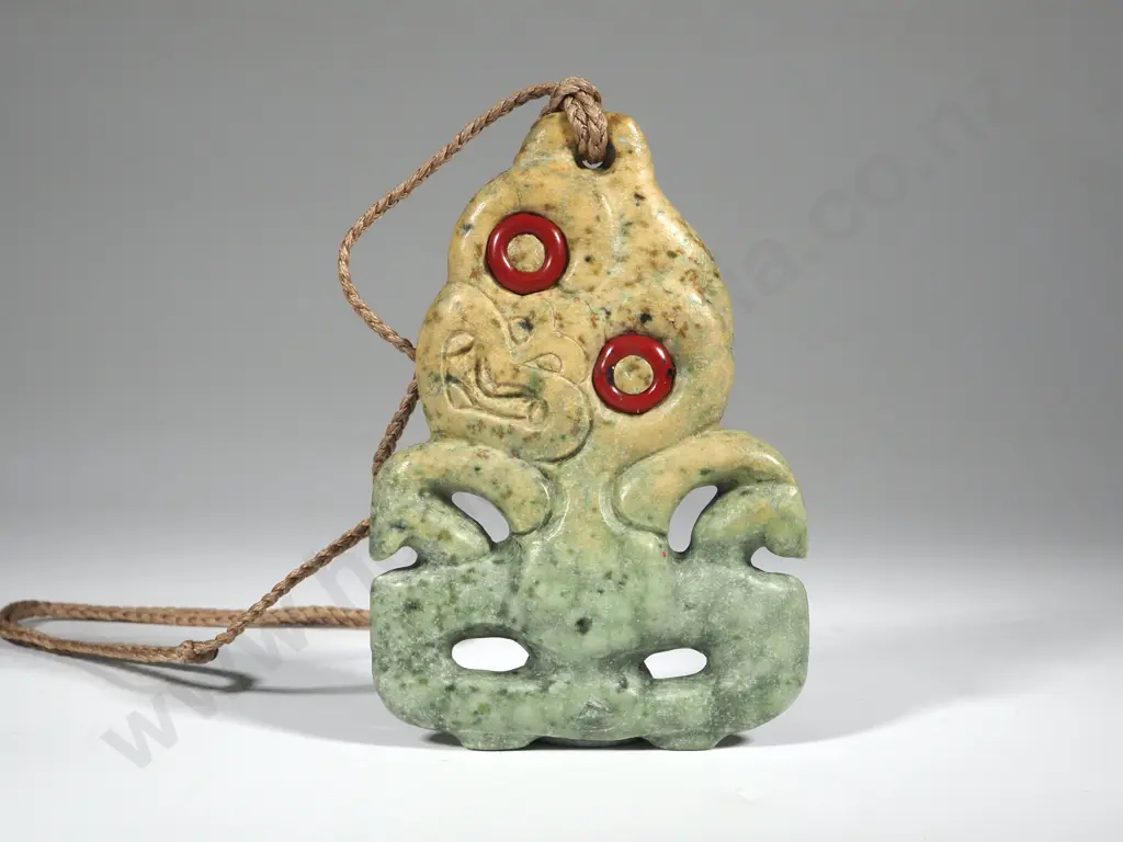 Marsden Hei Tiki With Plaited Necklace Cord Image 1++