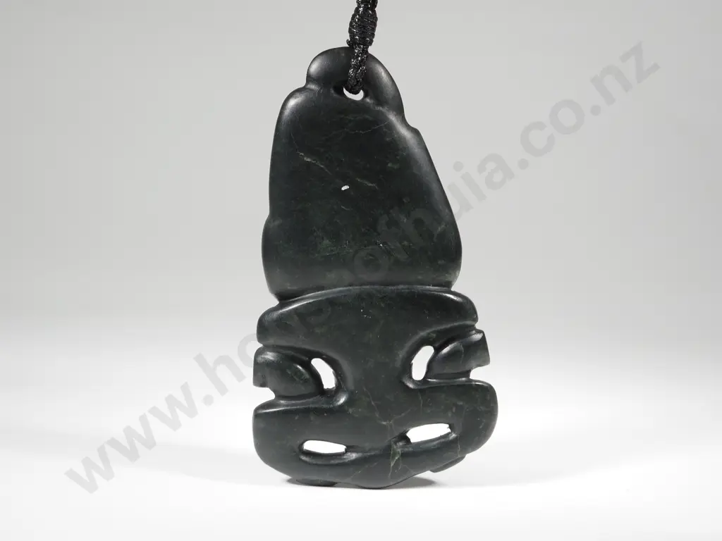 Kawakawa Hei Tiki; 135 x 75mm. 22mm  Image 1++