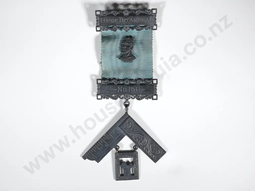 Sterling Silver Lodge Tutanekai Masoinc Medal Image 1++