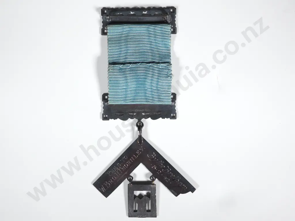 Sterling Silver Lodge Tutanekai Masoinc Medal Image 1++