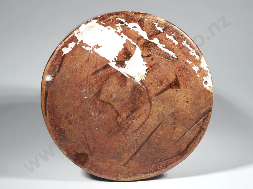 Luke Adams Brown Glazed  Stoneware Pottery Crock. Stamped Luke Adams Sydenham Potteries Image 1++