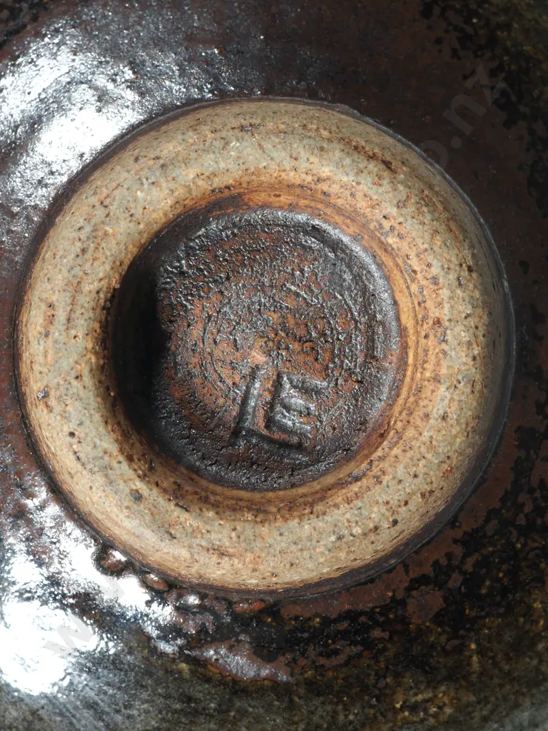 Lawrence Ewing Small Glazed Bowl With Crackle Glaze To White Glaze Image 1++
