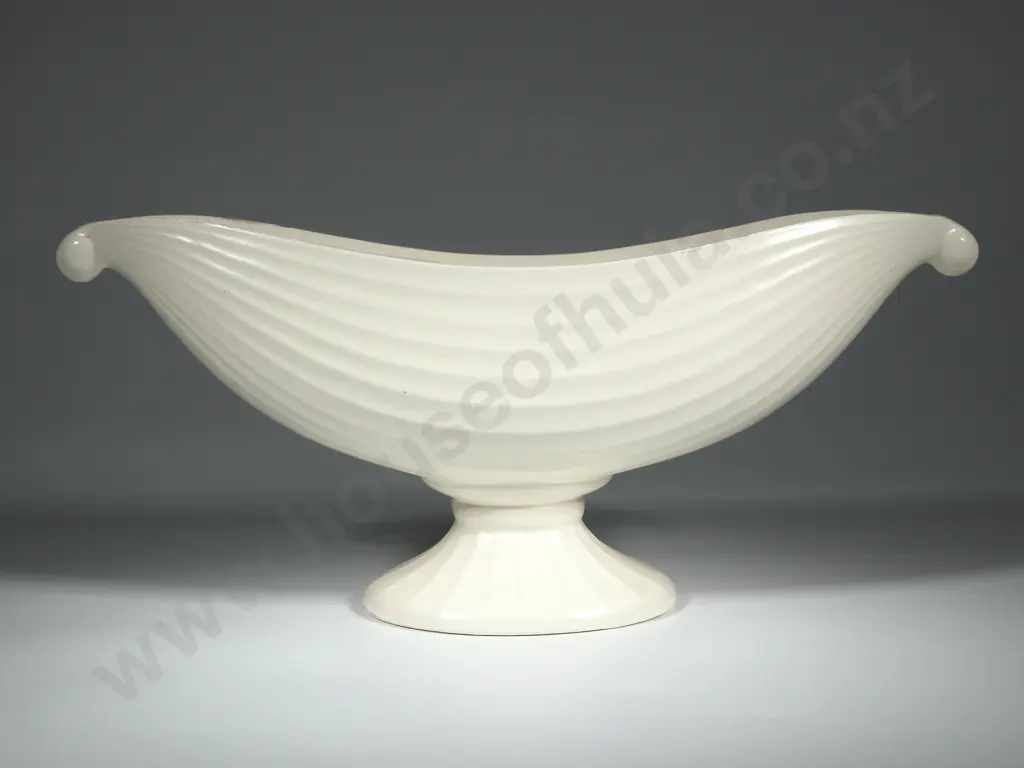 Crown Lynn Mantle Vase.Slip Cast with Scroll Detailing. Image 1++