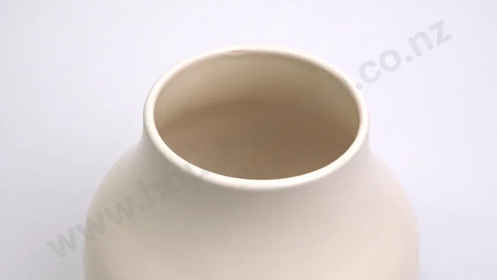 Ernest Shufflebotham for Crown Lynn Medium  Hand Potted Vase Image 1++