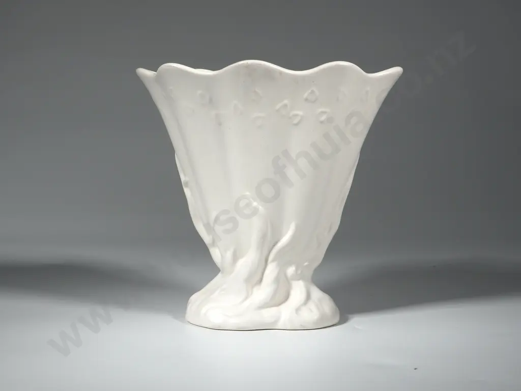 Crown Lynn Tree Root & Leaves Vase. NO 644 Image 1++