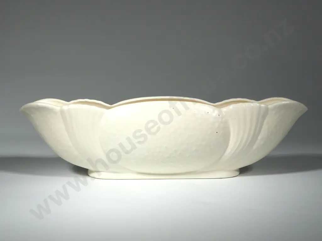 Crown Lynn Trough Vase with Crown & Star Back Stamp Image 1++