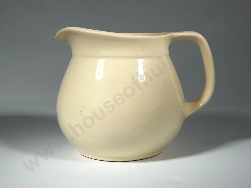 Early Crown Lynn Jug with Tiki Mark To Base. Impressed 709-3 Image 1++