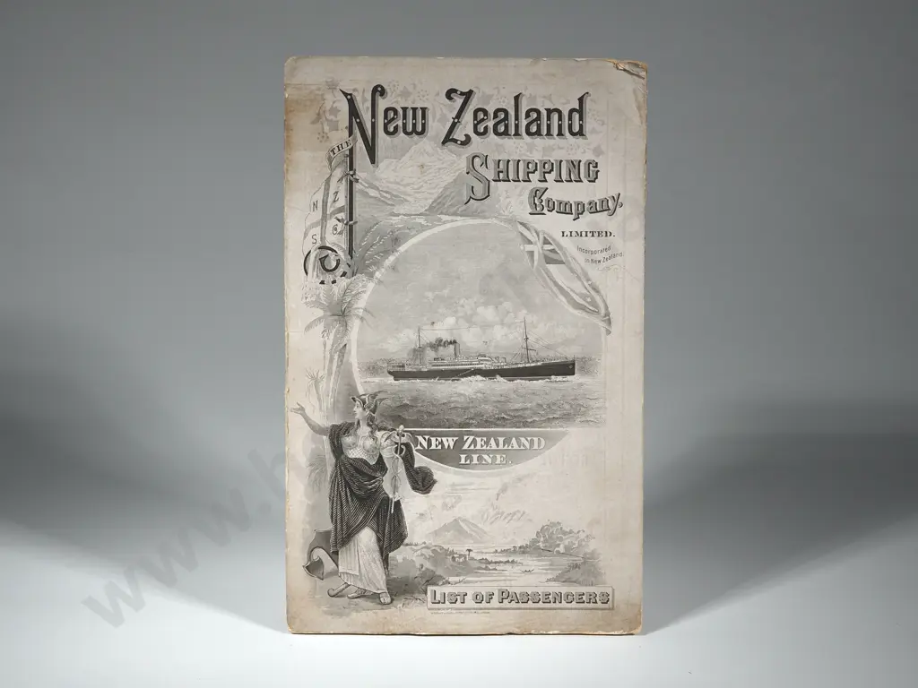 New Zealand Shipping Company List of Passengers. Ruahini 1920  Image 1++