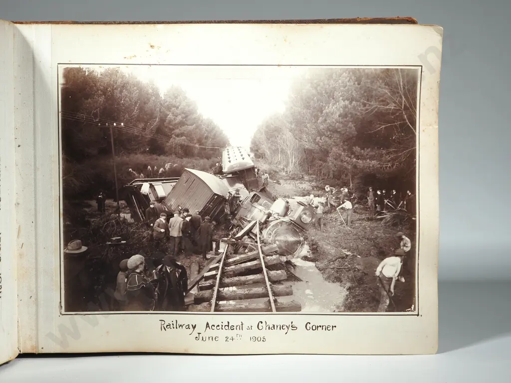 Antique New Zealand Photo Album with Some Silver Geletin Photos of Christchurch & Māori Scenes Image 1++
