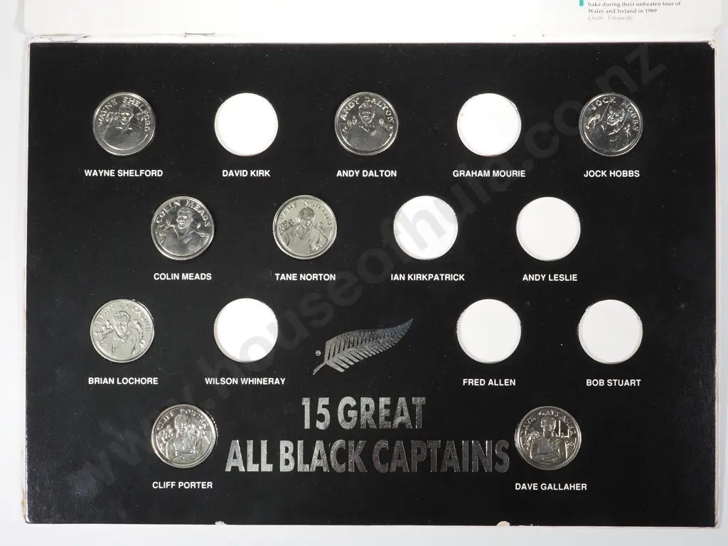 Two All Black Presentation Packs of 15 Coins Image 1++
