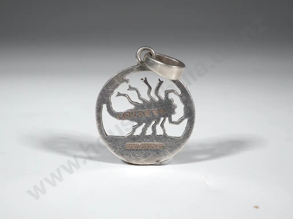An Extemely Rare Sterling Silver Long Range Desert Group Fob: Made & Marked By Young & Co Auckland.  Circa 1940's Image 1++