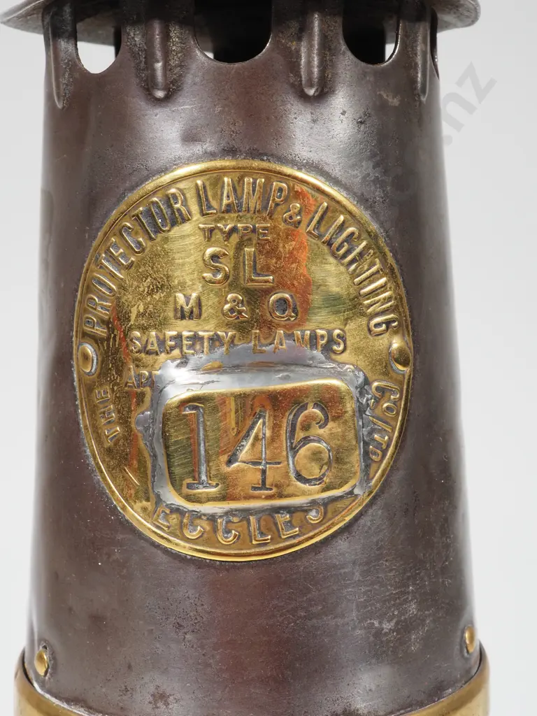 Eccles Brass & Steel Miners Lamps For Safety  Image 1++