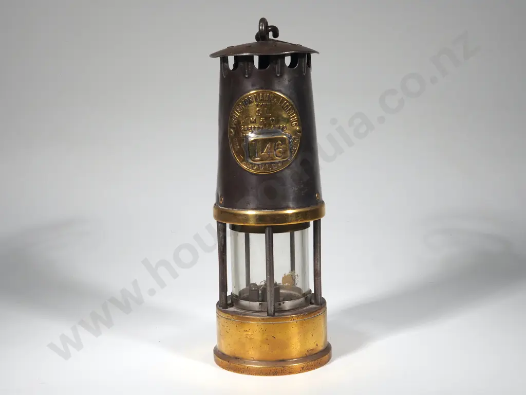 Eccles Brass & Steel Miners Lamps For Safety  Image 1++