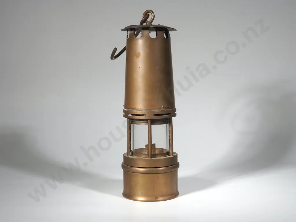 Reproduction Brass Coalminers Lamp Image 1++