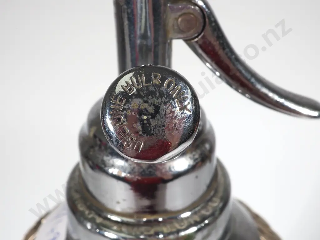Vintage Glass & Metal Casing Soda Siphon A/F Image 1++
