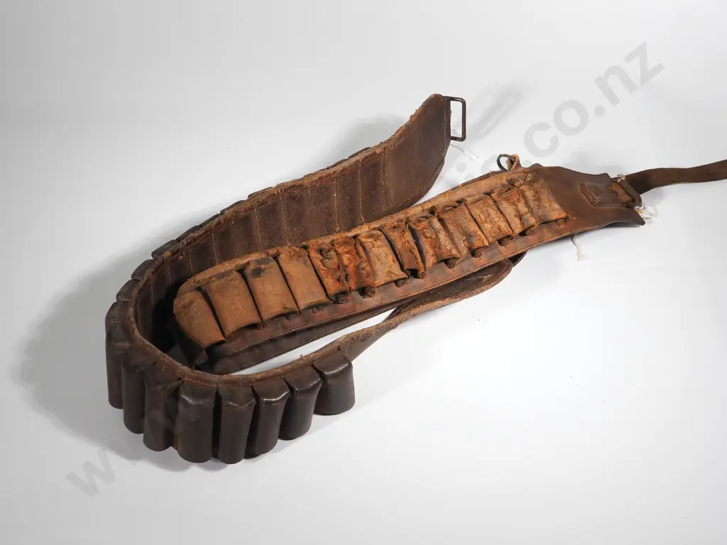 Two Cartridge Belts. One Perished  Image 1++