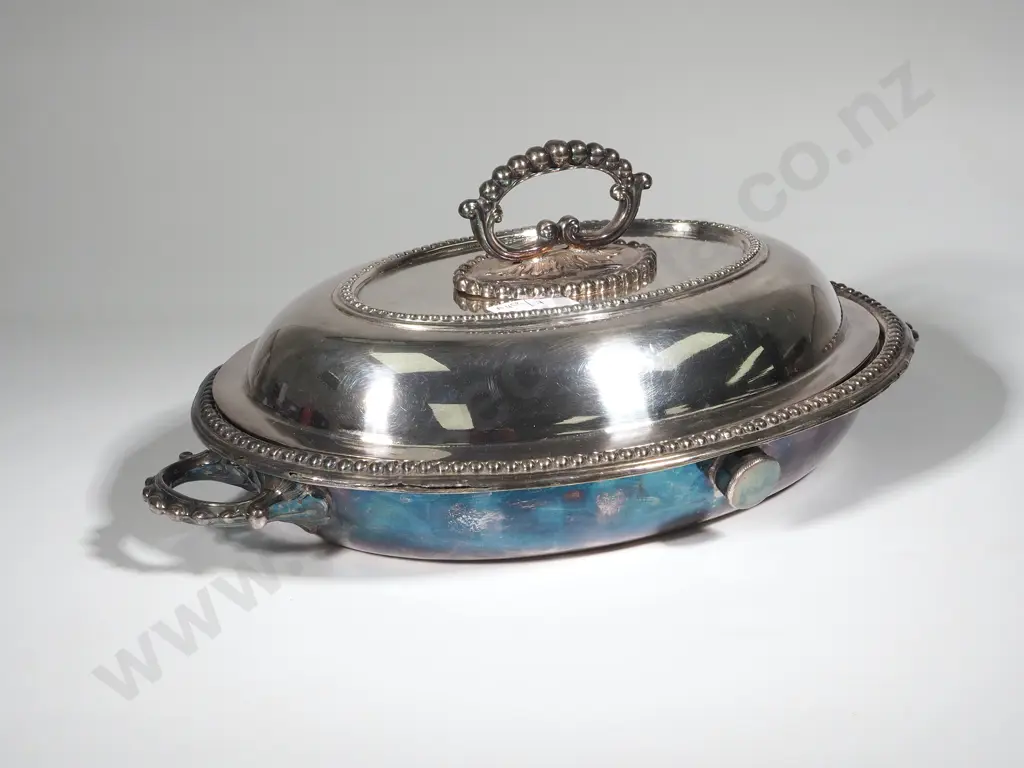 Silver Plated Entree Dish  Image 1++