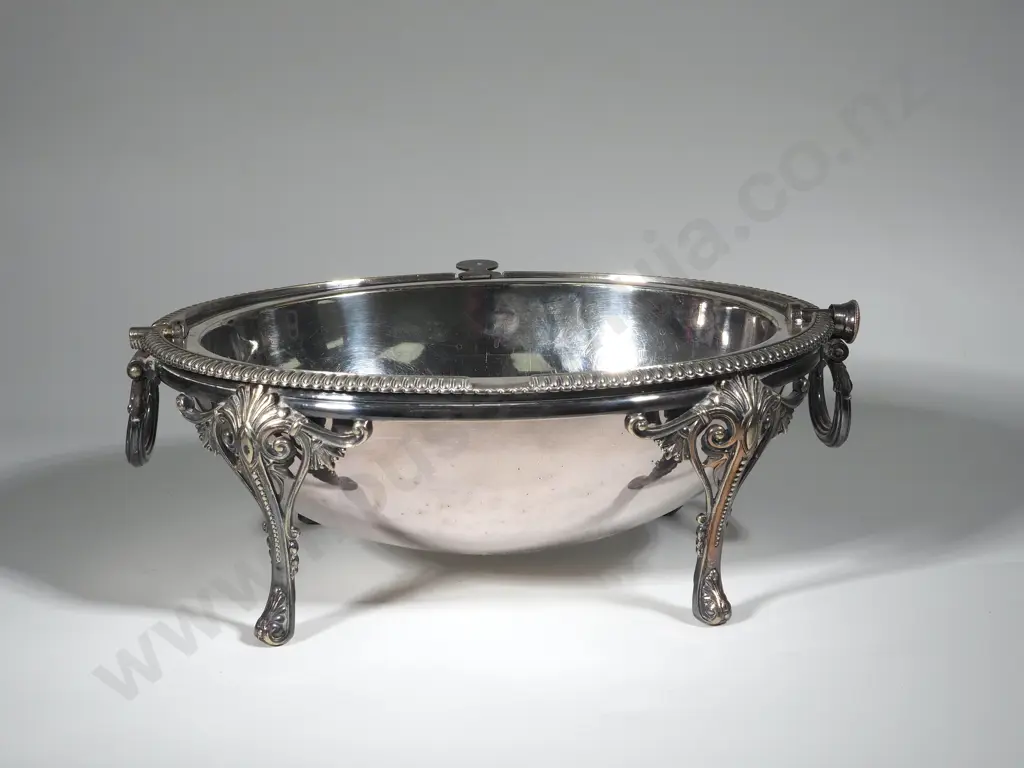 Silver Plated Bacon Warmer  Image 1++