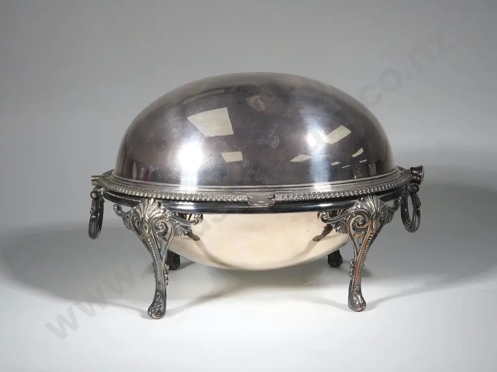Silver Plated Bacon Warmer  Image 1++