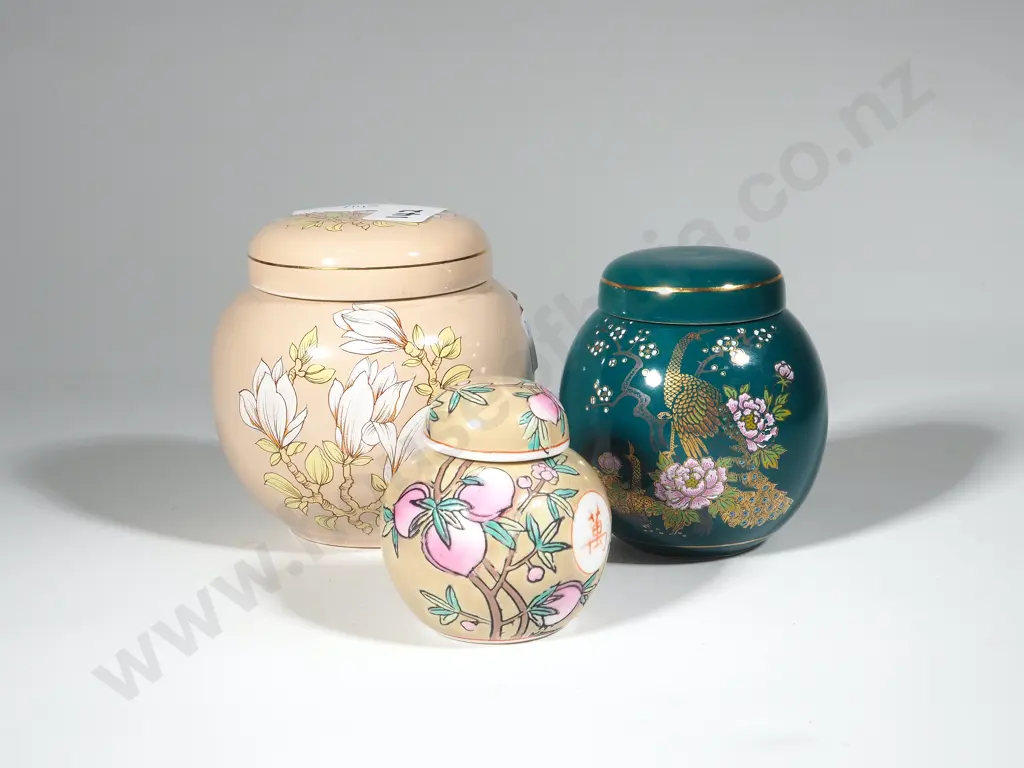 Four Various Ginger Jars  Image 1++