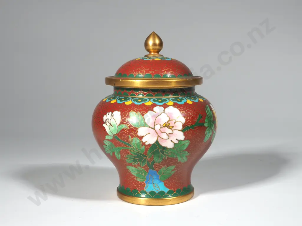 Cloisonné Ginger Jar Image 1++