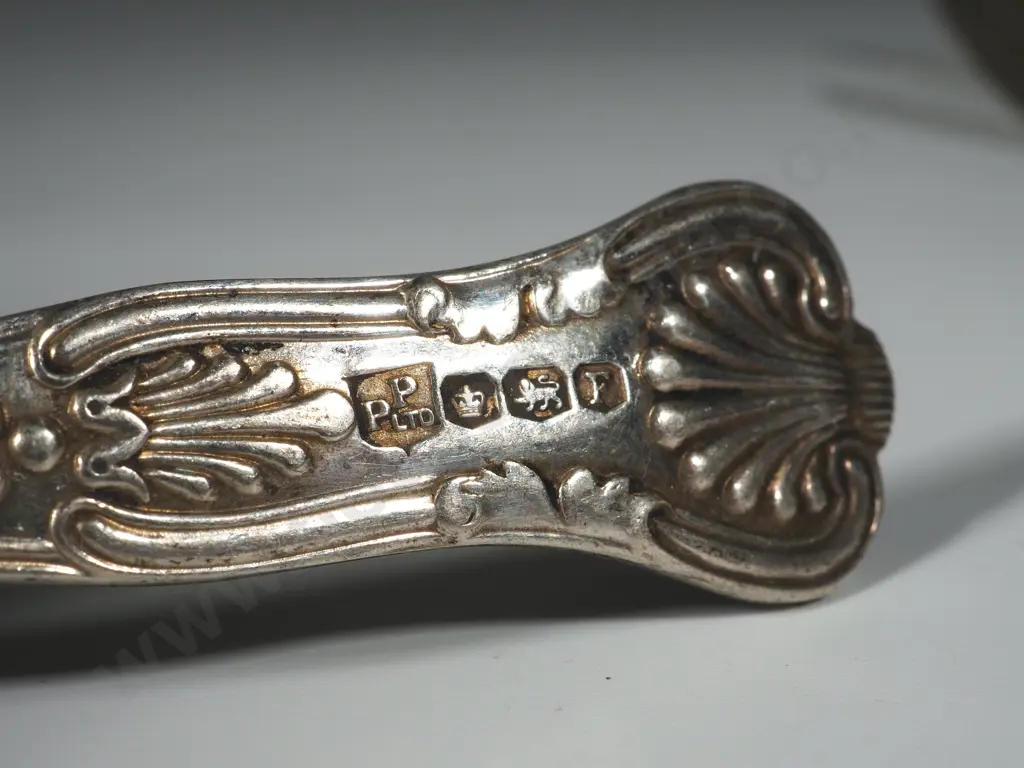 Set Of Six Sterling Silver Cake Forks In The Kings Pattern Image 1++
