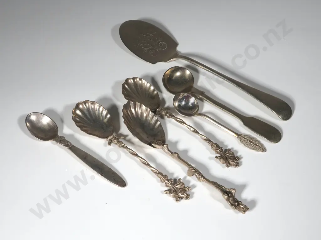 Georg Jensen Sterling Silver Coffee Spoon & Other EP Items  Image 1++
